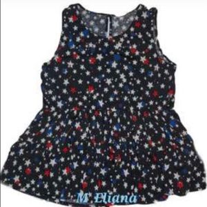 Very stylish LuLaRoe Eliana size small bl/stars